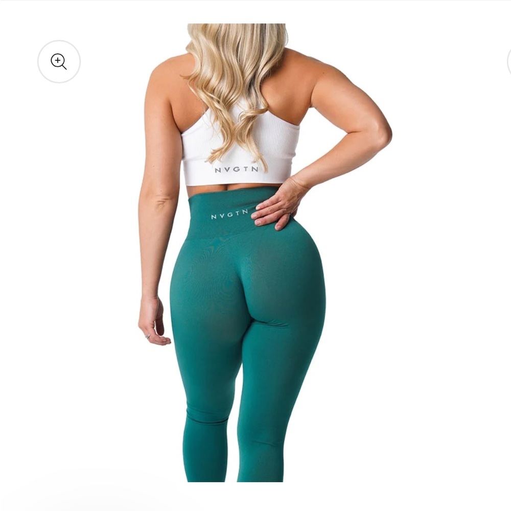 NVGTN seamless leggings in emerald - large